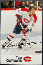 Load image into Gallery viewer, Yvan Cournoyer Signed Autographed Esso NHL All-Star Collection Hockey Card
