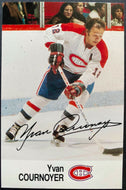 Yvan Cournoyer Signed Autographed Esso NHL All-Star Collection Hockey Card