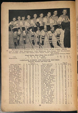 Load image into Gallery viewer, 1934-35 Vintage NHL Original Hockey Guide Rule Book Team Statistics Retro
