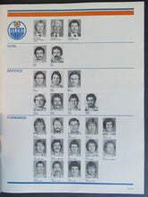 Load image into Gallery viewer, 1982 Northlands Coliseum NHL Program Oilers vs Bruins - Gretzky 92 Goal Season
