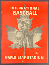 Load image into Gallery viewer, 1948 Maple Leaf Stadium Program Leafs vs Syracuse Vintage International League

