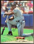 Frank Thomas Autographed Signed 1994 Beckett Baseball Magazine Price Guide VTG
