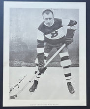 Load image into Gallery viewer, 1933-34 Boston Bruins Program Insert NHL Hockey Photo Harry Oliver HOFer
