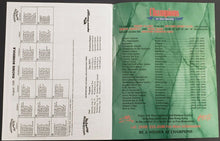 Load image into Gallery viewer, 1999 Woodbine Racetrack Maple Leaf Trotting Classic Program Signed Ron Waples
