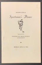 Load image into Gallery viewer, 1965 Sports Celebrity Dinner Program Autographed x7 NHL Hockey Signed JSA
