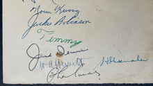 Load image into Gallery viewer, 1956 Sports Celebrity Dinner Program Signed x17 Jackie Robinson Autographed LOA
