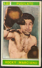 Load image into Gallery viewer, 1967/68 Rocky Marciano 481 Panini Champions Of Sport Trading Card Italian Boxing
