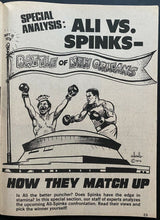 Load image into Gallery viewer, 1978 Vintage Boxing Home Program Muhammad Ali Leon Sprinks Title Fight Original
