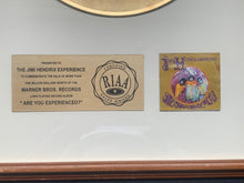 Load image into Gallery viewer, 1967 Jimi Hendrix Experience Gold Record Are You Experienced Vintage Rock &amp; Roll
