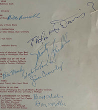 Load image into Gallery viewer, 1960 Sports Celebrity Dinner Program Signed x32 Jesse Owens Nicklaus Autographed
