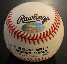 Load image into Gallery viewer, Ralph Branca + Bobby Thomson Signed Baseball Autographed Giants Dodgers JSA
