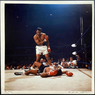 1965 Signed Vintage Muhammad Ali Sonny Liston Photo Autographed By Photographer