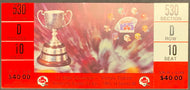 1985 Grey Cup Full Ticket  Lions 37 Vs Tiger-Cats 24 Vintage CFL Football