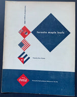 1955 Toronto Maple Leafs IL Baseball Program vs Montreal Royals Don Drysdale