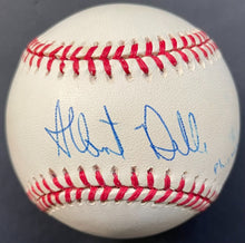 Load image into Gallery viewer, Albert Belle Signed Gene Budig Official MLB Baseball Autographed JSA Indians

