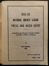 Load image into Gallery viewer, 1955-56 Vintage NHL Hockey Original Six Media Guide Montreal Canadiens Retro
