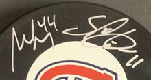 Load image into Gallery viewer, Montreal Canadiens Multi Signed Autographed Hockey Puck x4 Ryder Koivu Souray +
