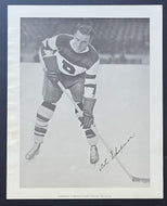 1933-34 Boston Bruins Program Insert NHL Hockey Photo Art Chapman