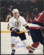 Brad McCrimmon Autographed Boston Bruins NHL Hockey Photo Signed JSA