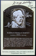 Load image into Gallery viewer, Signed Autographed Harold Doug Harvey Hall Of Fame Postcard Baseball MLB JSA VTG
