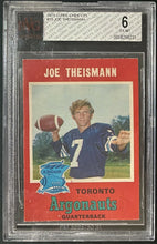 Load image into Gallery viewer, 1971 O Pee Chee #13 Joe Theismann BVG 6 Ex-Mt CFL Football Toronto Argonauts
