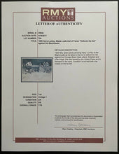 Load image into Gallery viewer, 1955 Vintage NHL Chicago Blackhawks Toronto Maple Leafs Press Photograph LOA
