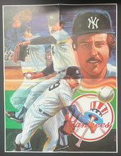 Load image into Gallery viewer, 1979 MLB Baseball Catfish Hunter Day Program + Fold Out Poster NY Yankees SGA
