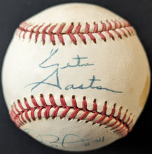 Load image into Gallery viewer, Autographed Rawlings Baseball Cito Gaston Dave Stewart Willie Wilson Signed MLB
