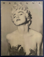 1987 Madonna Who's That Girl Tour Concert Program True Blue Pop Music