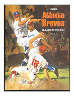 1968 MLB Baseball Atlanta Braves Yearbook Vintage HOF Aaron Torre Phil Niekro
