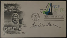 Load image into Gallery viewer, 1977 Byron Nelson Signed First Day Issue Augusta National Envelope Golf JSA
