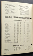 Load image into Gallery viewer, 1963/64 Toronto Maple Leafs Information Book NHL Hockey Media Guide Stanley Cup
