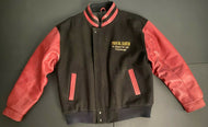 Procol Harum Mens Large Melton Jacket Wool Body Leather Accents Vintage Wear