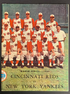 1961 MLB Baseball World Series Program Cincinnati Reds New York Yankees Vintage
