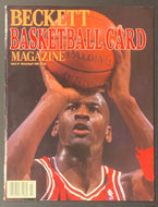 1990 Beckett Basketball Magazine Issue #1 Michael Jordan Front Cover