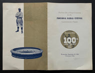 1969 Centennial Luncheon Program Cincinnati 100 Years Baseball + 1st Day Cover