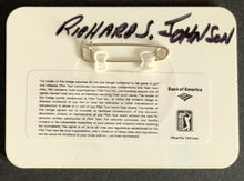 Load image into Gallery viewer, 2006 PGA Champions Club Badge Golf Bank Of America Signed Richard Johnson 2nd
