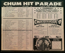 Load image into Gallery viewer, 1965 Chum Radio Survey Chart Vintage Music The Beatles Cover Photo John Lennon
