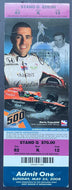 2008 Indy 500 Full Ticket Indianapolis Motor Speedway Dario Franchitti IndyCar