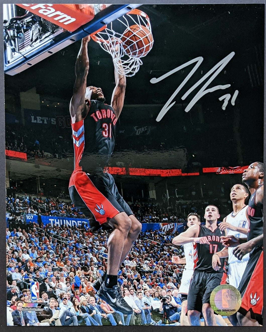Terrence Ross Autographed Signed Photo Toronto Raptors NBA Basketball Hologram