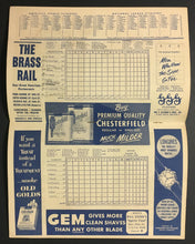 Load image into Gallery viewer, 1953 MLB Yankee Stadium Baseball Program New York Yankees vs Washington Mantle
