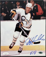 Dale Hawerchuk Autographed NHL Hockey Photo Signed Sabres 518 Inscription JSA