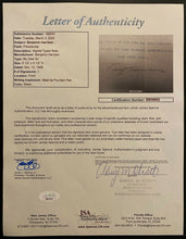 Load image into Gallery viewer, 1888 Signed Letter US President Benjamin Harrison Autographed Political JSA LOA
