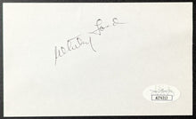 Load image into Gallery viewer, Whitey Ford Signed Index Card New York Yankees Baseball MLB Autographed JSA
