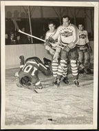 1940 Vintage NHL New York Americans Detroit Red Wings Hockey AP Photo Conacher