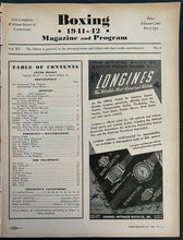 Load image into Gallery viewer, 1942 Heavyweight Championship Boxing Program Madison Square Garden Louis v Baer
