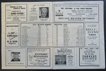 Load image into Gallery viewer, 1954 Chicago Stadium NHL Hockey Program Chicago Blackhawks v Toronto Maple Leafs
