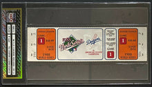 Load image into Gallery viewer, 1988 World Series Los Angeles Dodgers Oakland A's Game 1 Full Ticket iCert MLB
