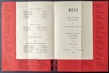 Load image into Gallery viewer, 1948 1st Annual Buffalo Bisons Sportscasters Writers Dinner Menu Vintage Hockey
