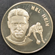 1972 Mel Hein Pro Football Hall Of Fame Medal Franklin Mint 1 Troy Oz. NFL